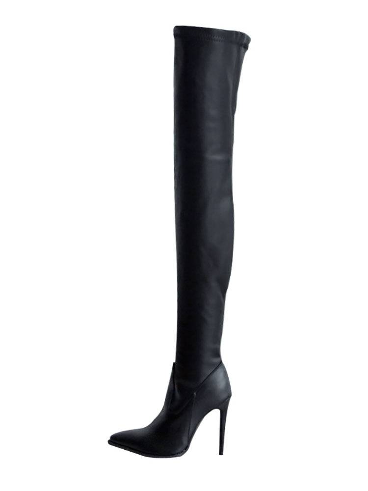Eamone | Damen Overknee Stiefel | Wasserdichte