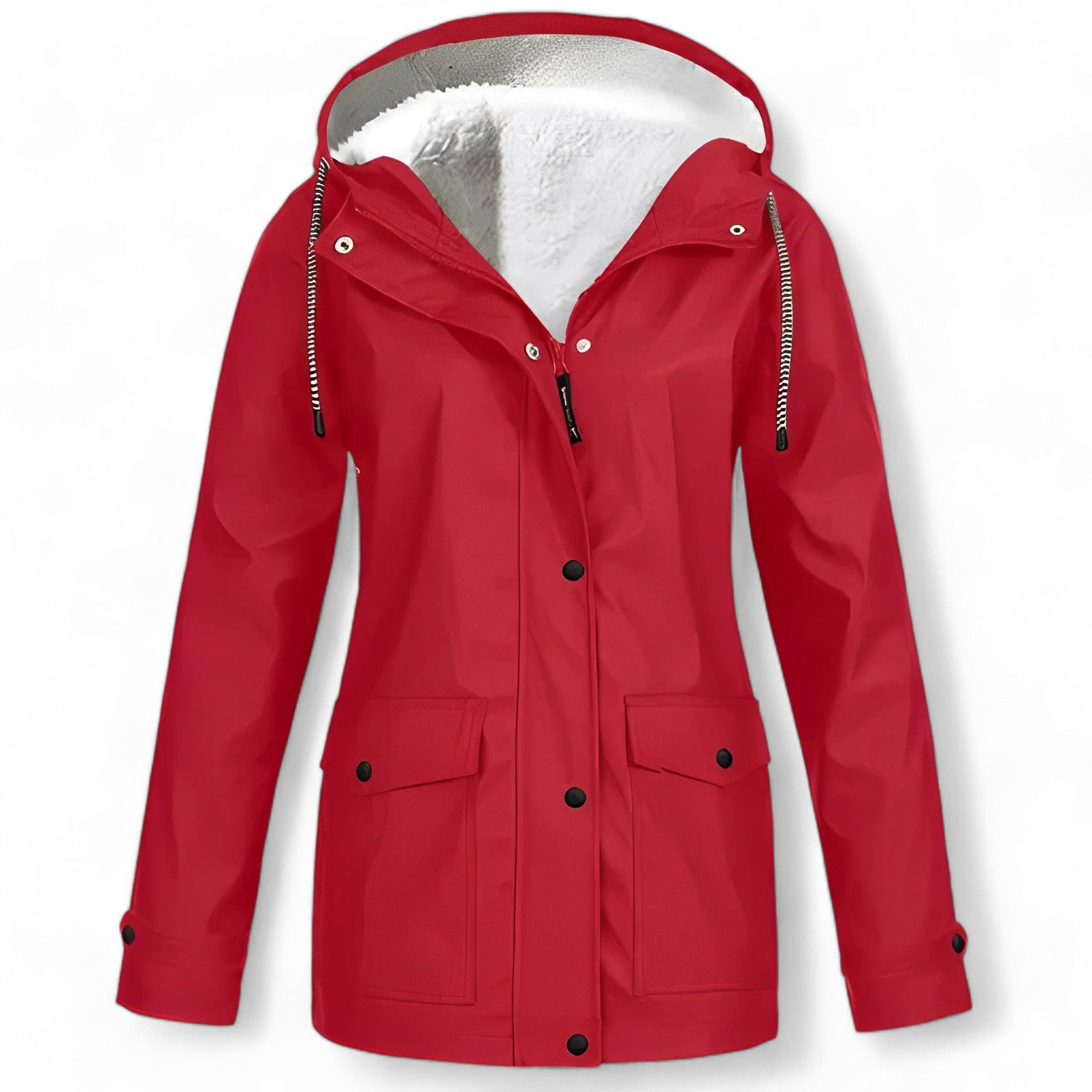 Signe | Damen Fleece gefütterte Regenjacke