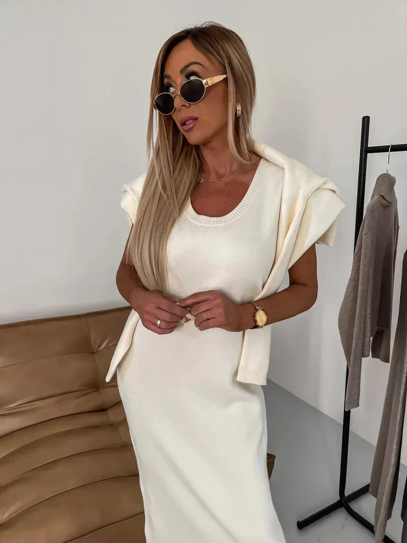 Martina | Set aus Kleid und Rollkragenpulli