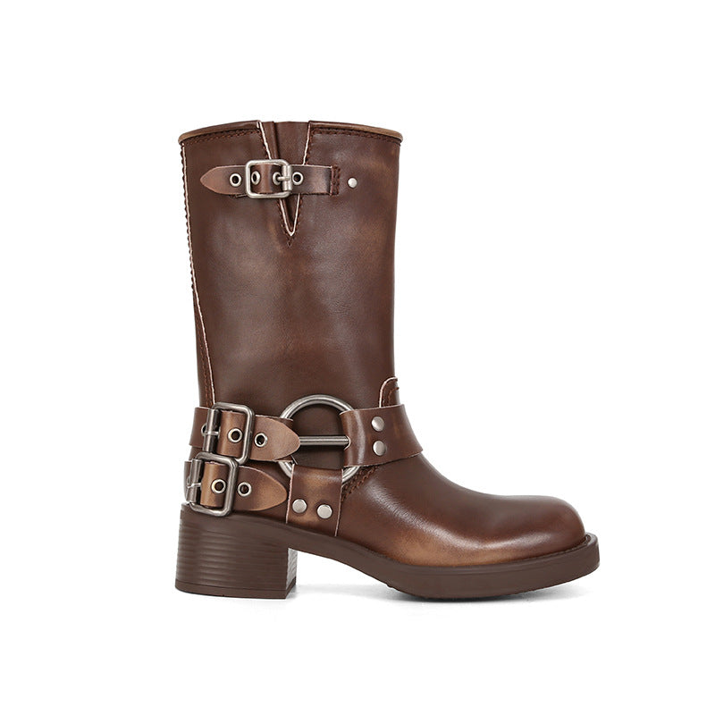 Tatianan | Damen Geschnallt Stiefel | Winter