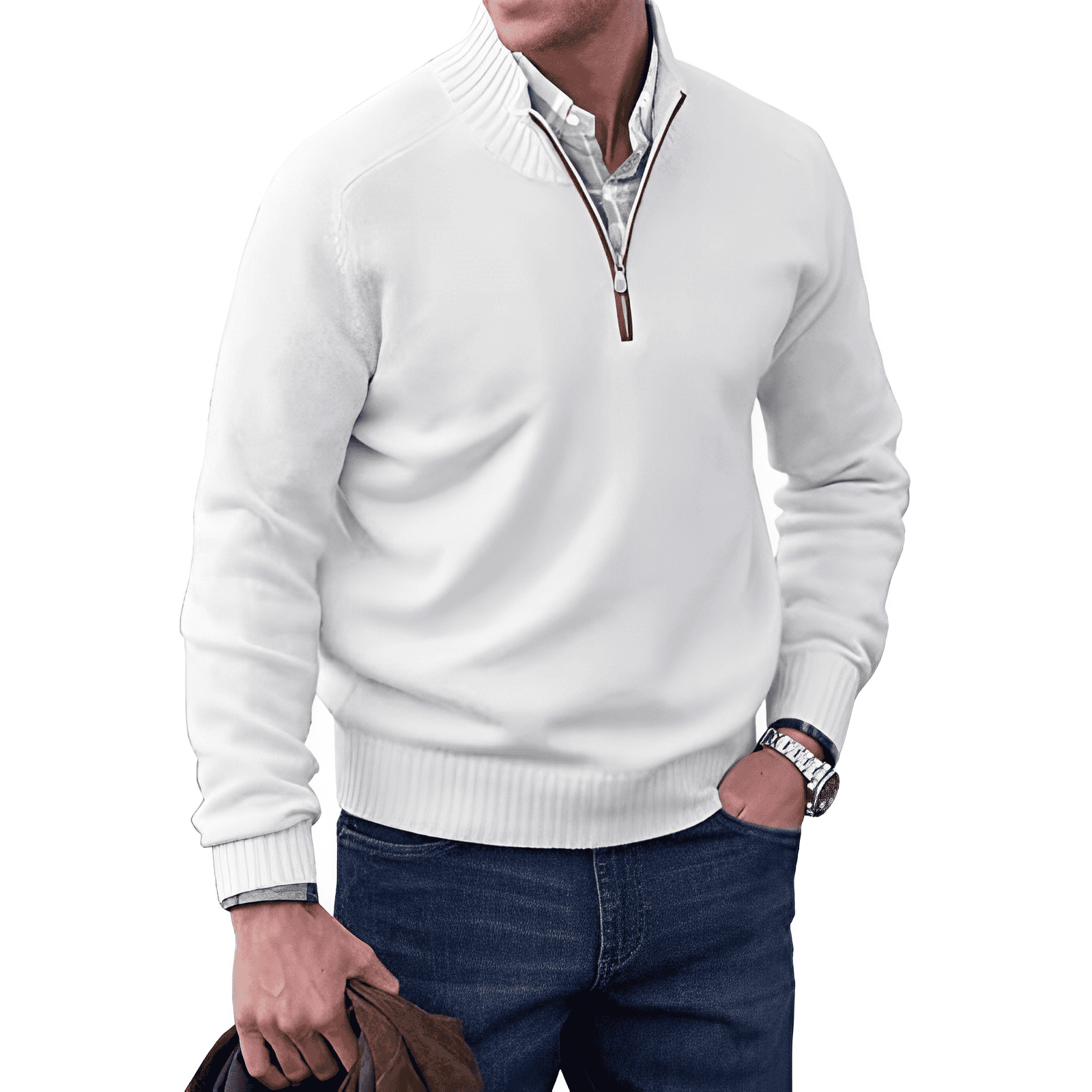 Christoph™ - Pullover mit Reißverschluss