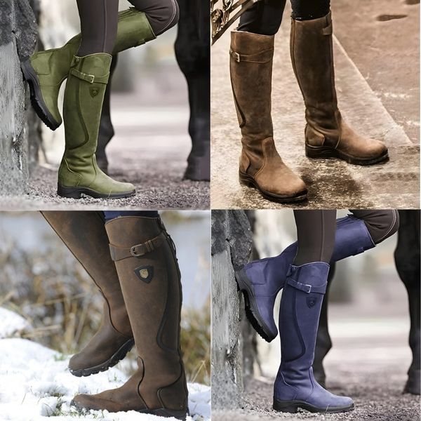 Sentarin | Damen Kniehohe Stiefel | Wasserdicht