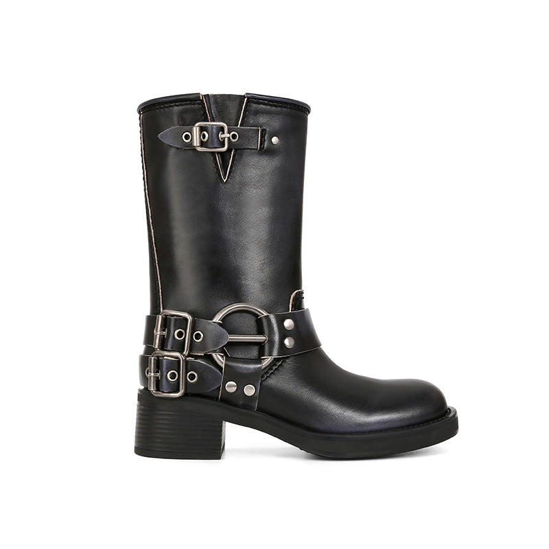 Tatianan | Damen Geschnallt Stiefel | Winter