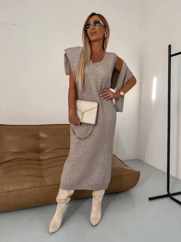 Martina | Set aus Kleid und Rollkragenpulli