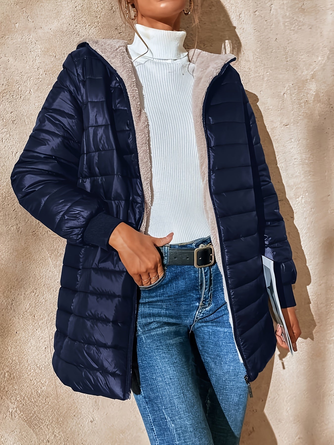 Enrica | Lässige lange Jacke