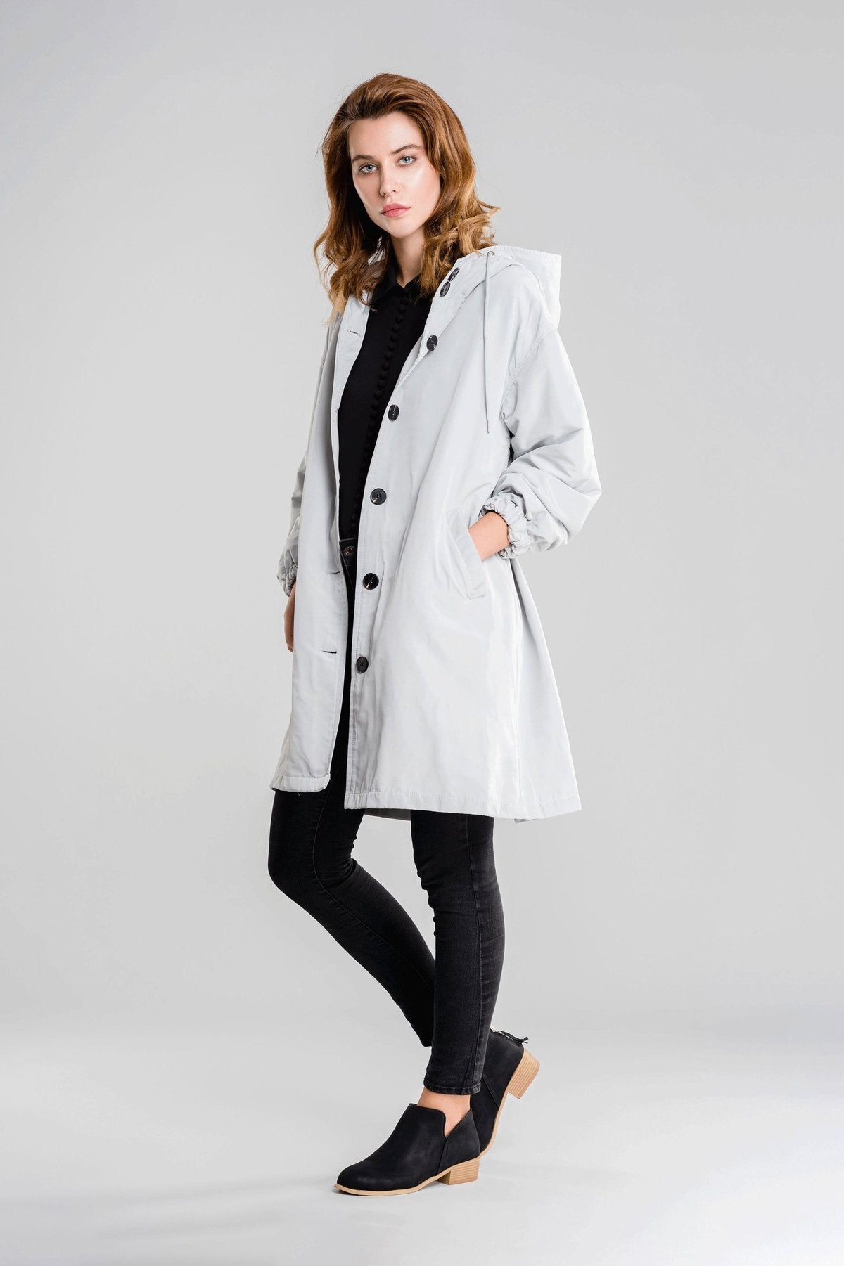 Emmelun | Damen Regen Jacke | Lang
