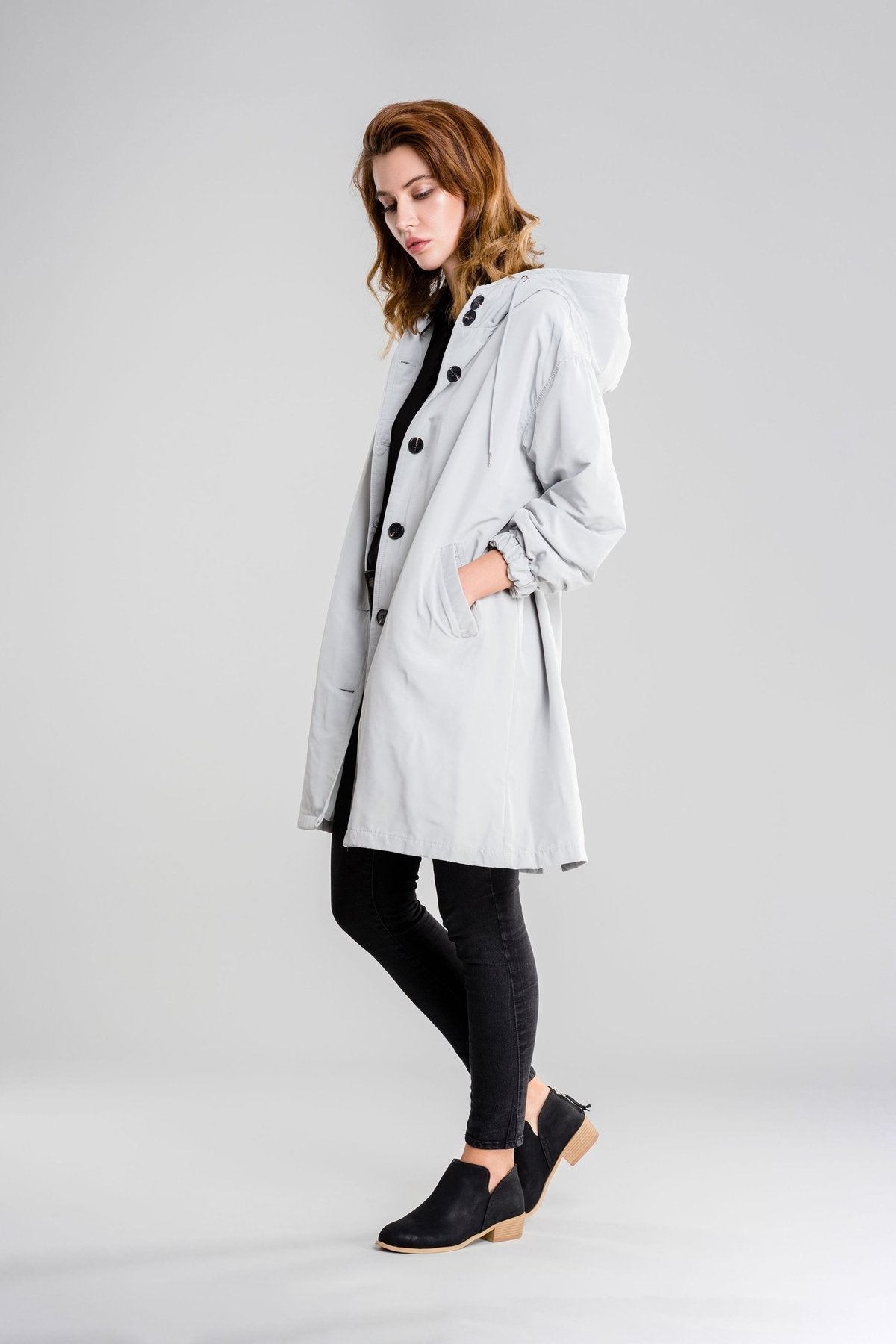 Emmelun | Damen Regen Jacke | Lang
