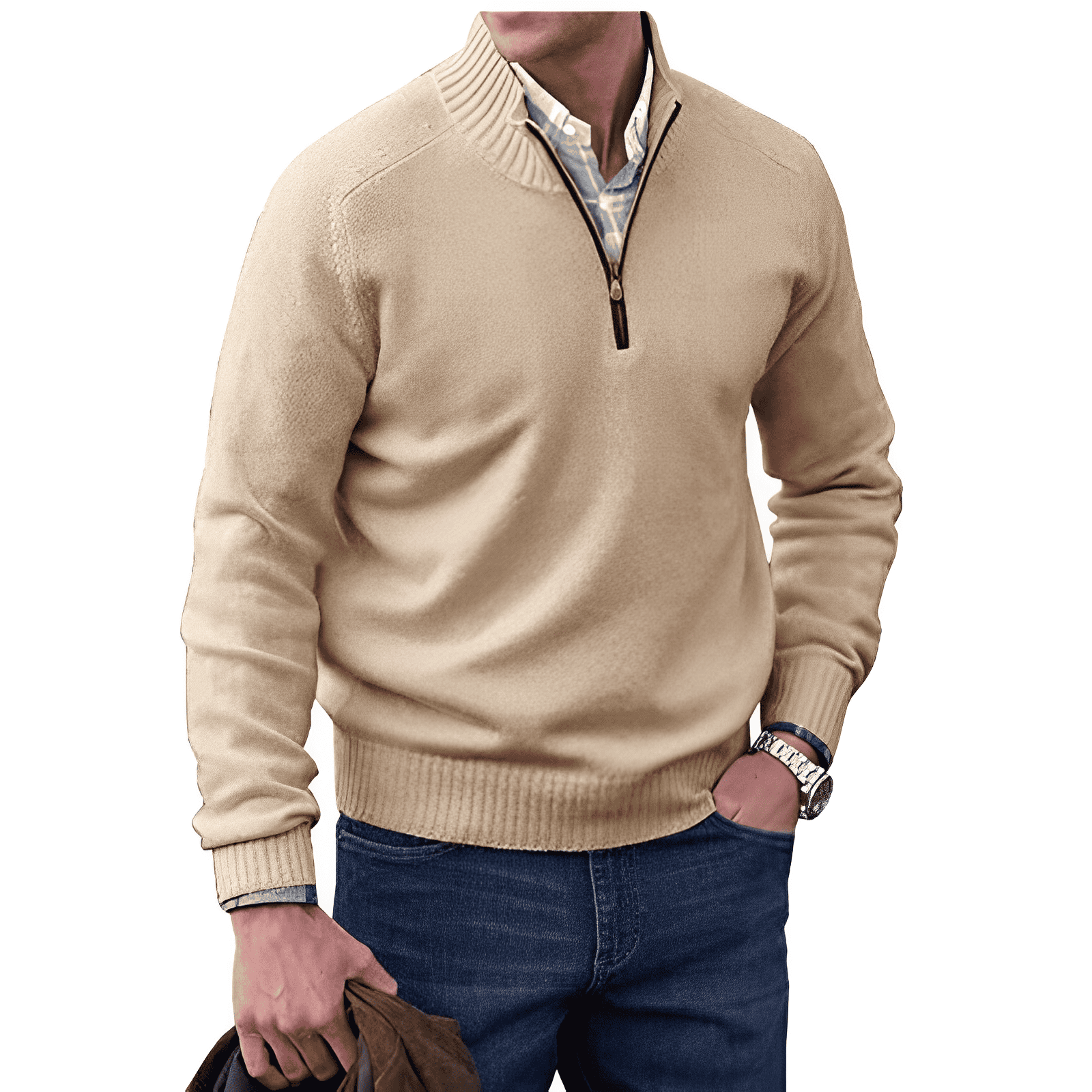 Christoph™ - Pullover mit Reißverschluss