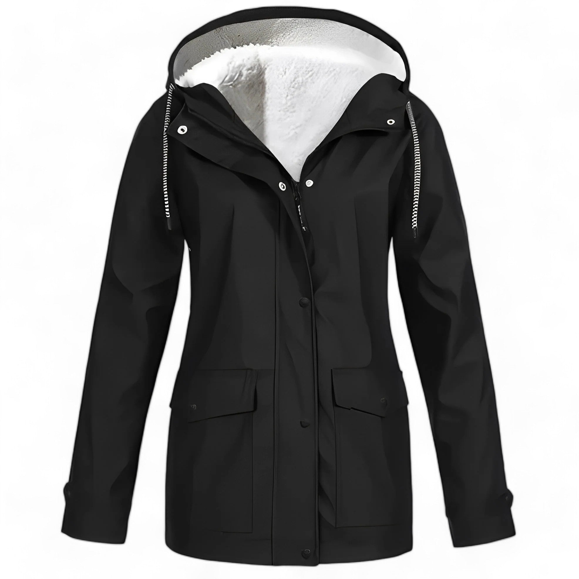 Signe | Damen Fleece gefütterte Regenjacke