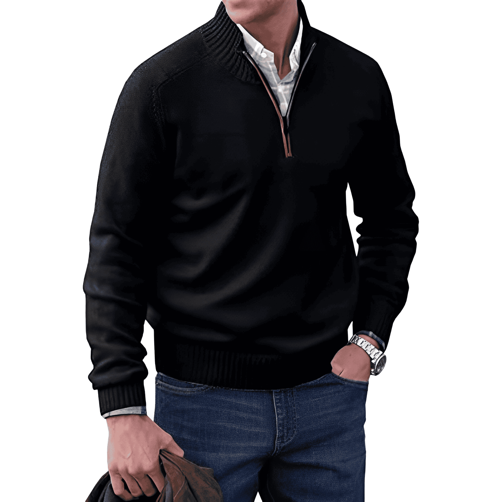 Christoph™ - Pullover mit Reißverschluss