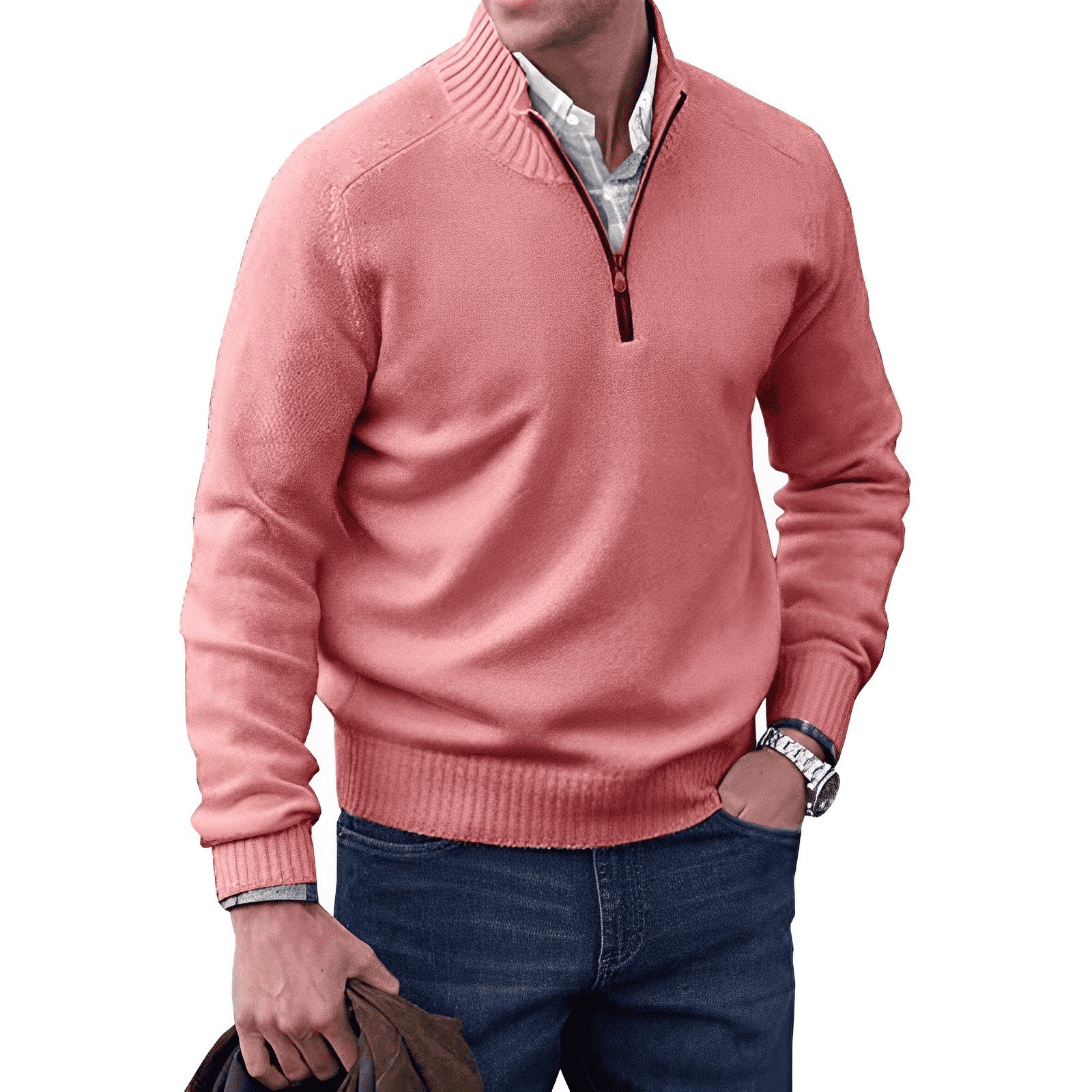 Christoph™ - Pullover mit Reißverschluss