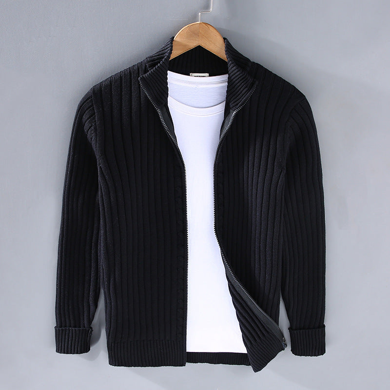 JACOB™ | Maglione raffinato da uomo con cerniera elegante