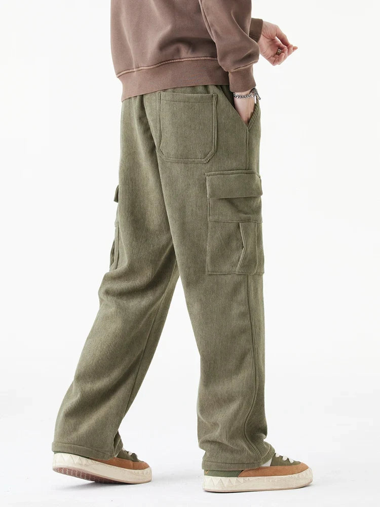 Carlsbad Cordhose mit Fleecefutter