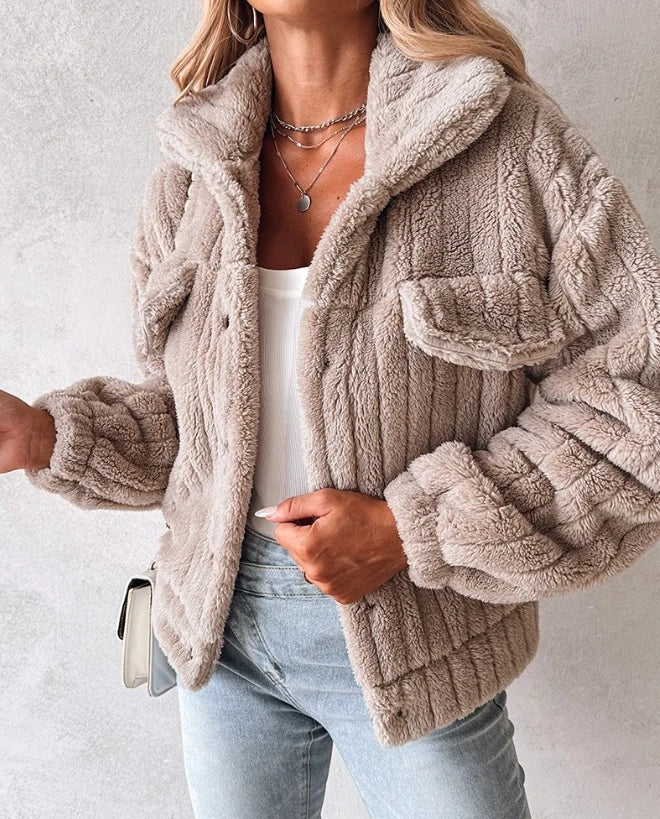 Liv | Fleece Teddy Jacke