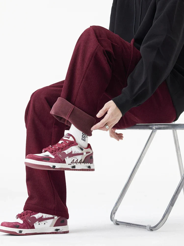 Carlsbad Cordhose mit Fleecefutter