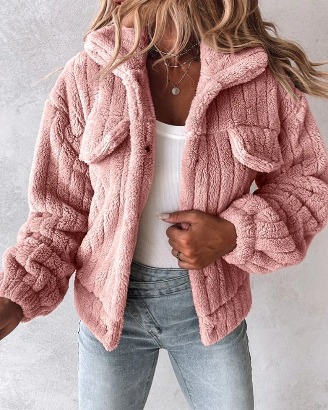 Liv | Fleece Teddy Jacke