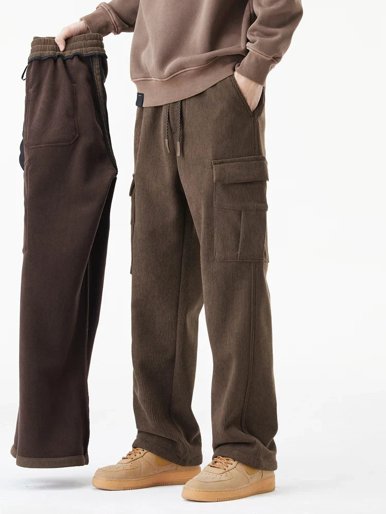 Carlsbad Cordhose mit Fleecefutter