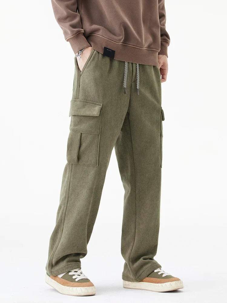 Carlsbad Cordhose mit Fleecefutter