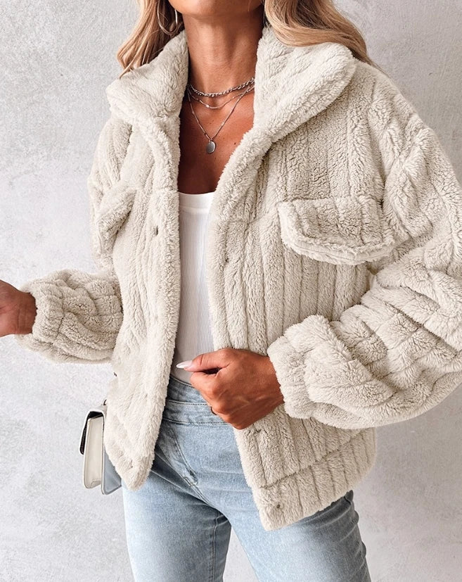 Liv | Fleece Teddy Jacke