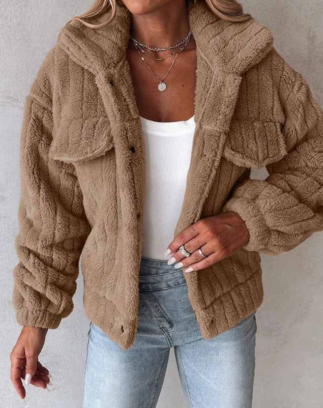 Liv | Fleece Teddy Jacke