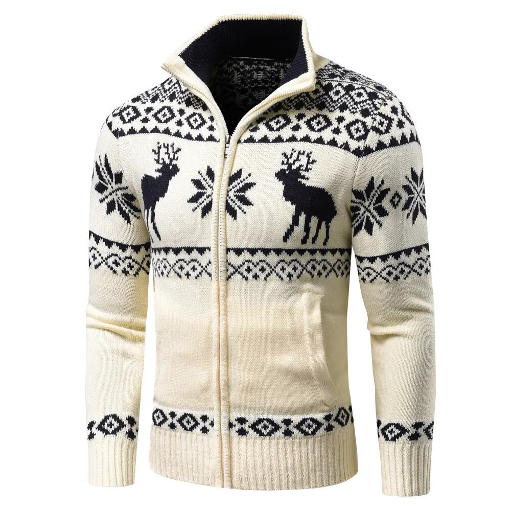 James | Festive Knit Cardigan
