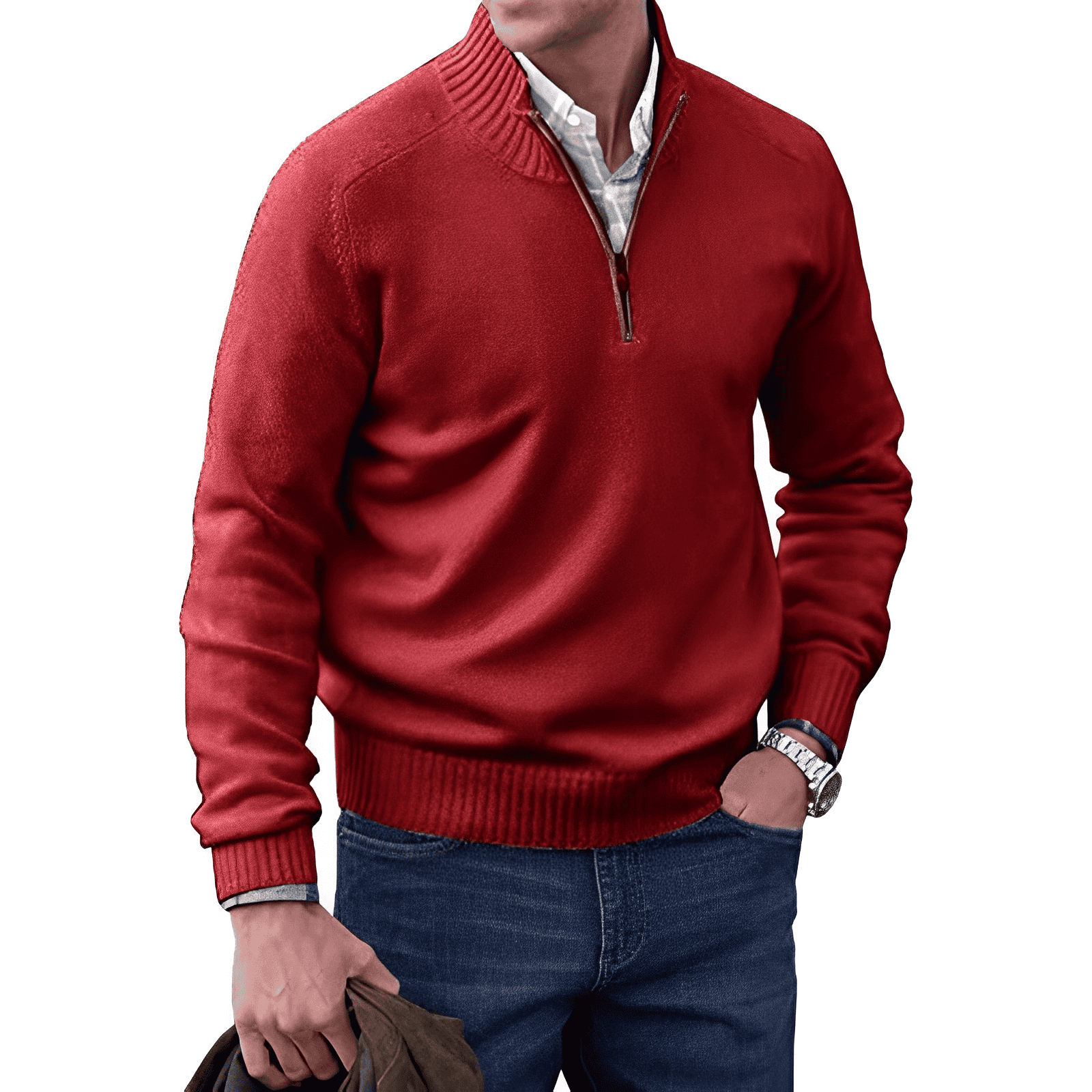 Christoph™ - Pullover mit Reißverschluss