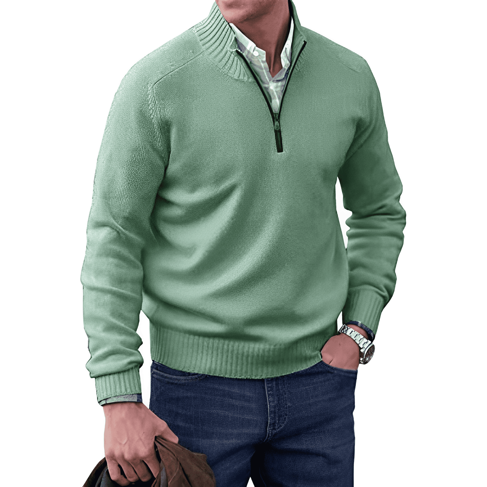 Christoph™ - Pullover mit Reißverschluss