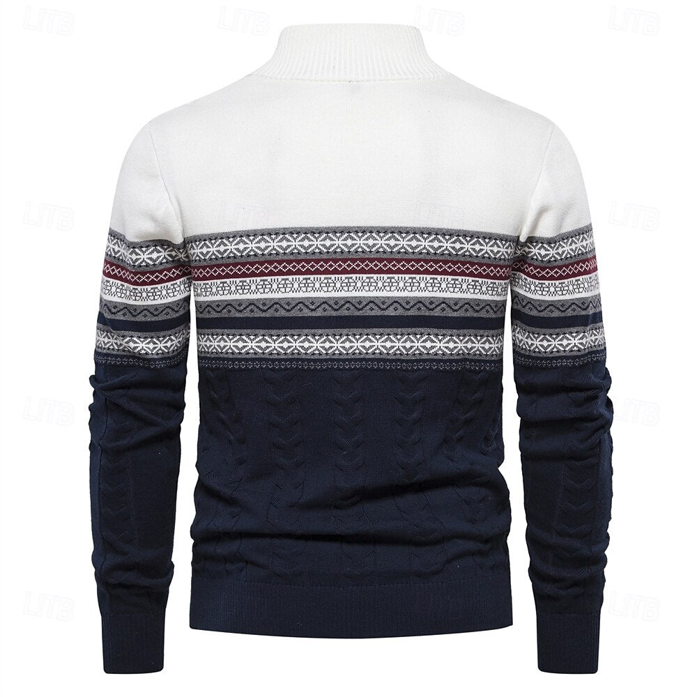 Half Zip Knit Pullover