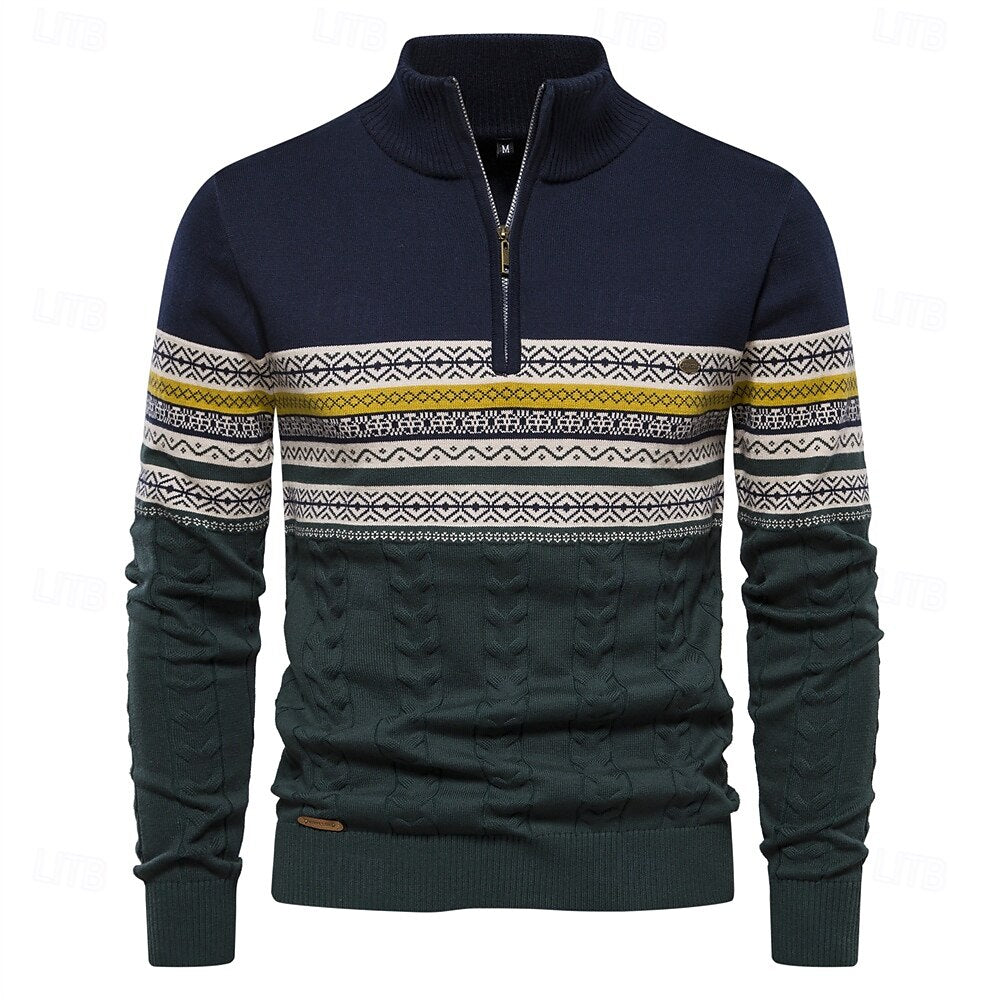 Half Zip Knit Pullover