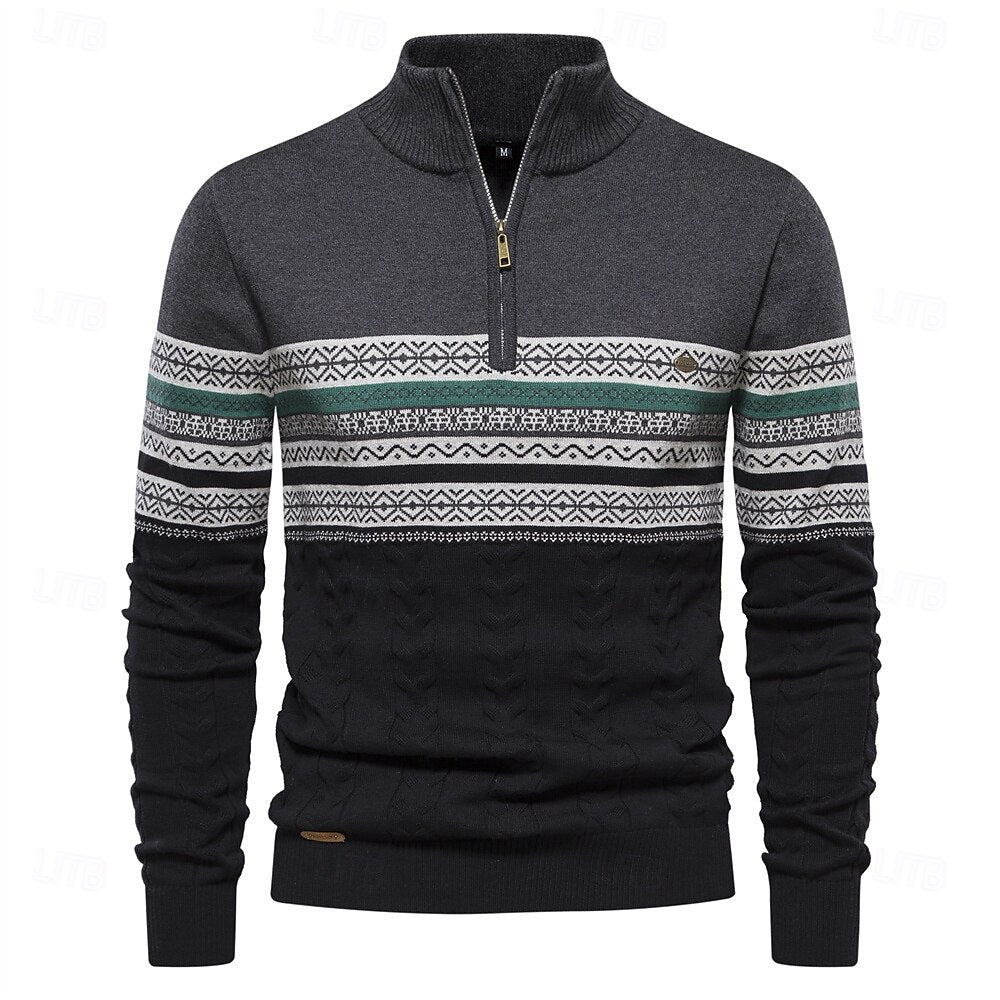 Half Zip Knit Pullover