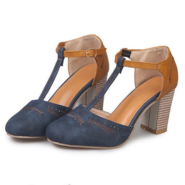 Gaea | Retro Damen Sandalen mit hohen Absätzen