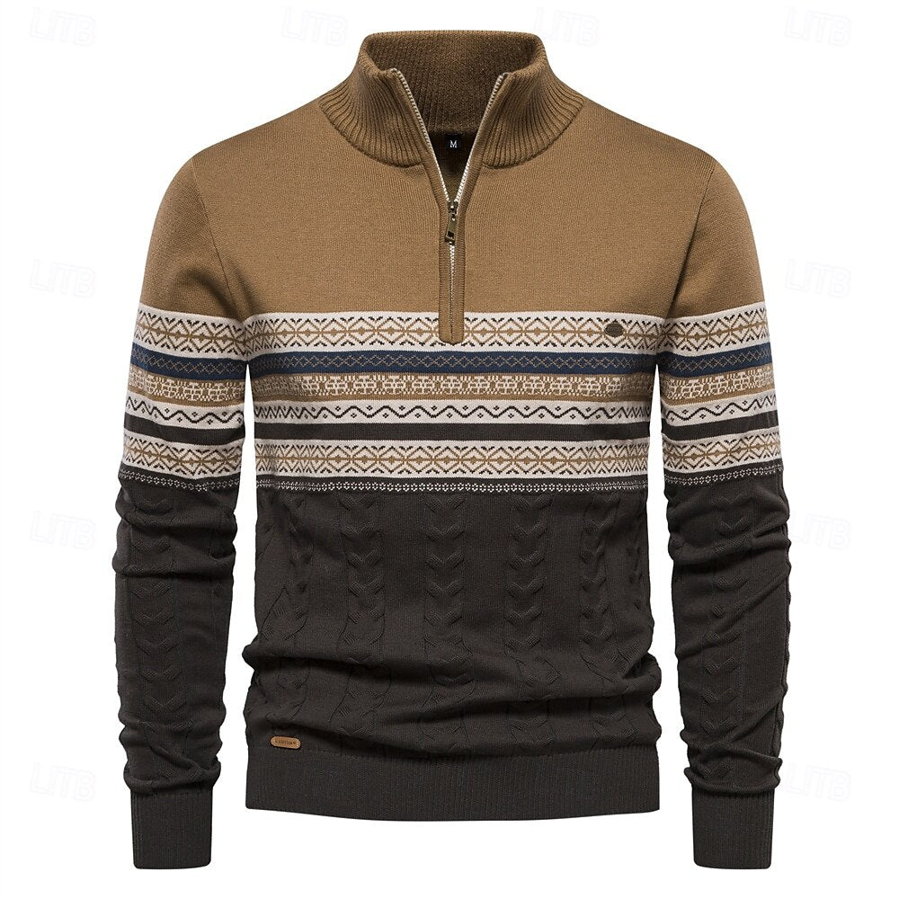 Half Zip Knit Pullover
