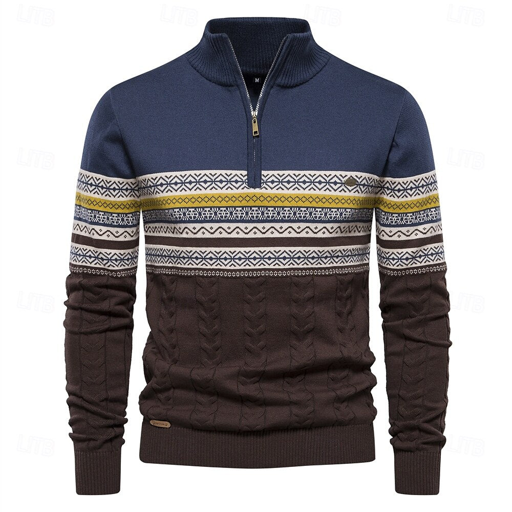 Half Zip Knit Pullover