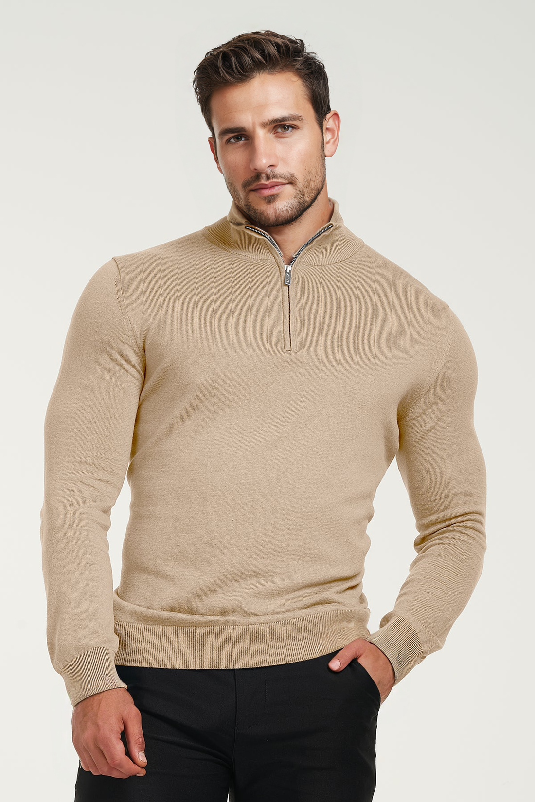 Leandro Zip-Sweater