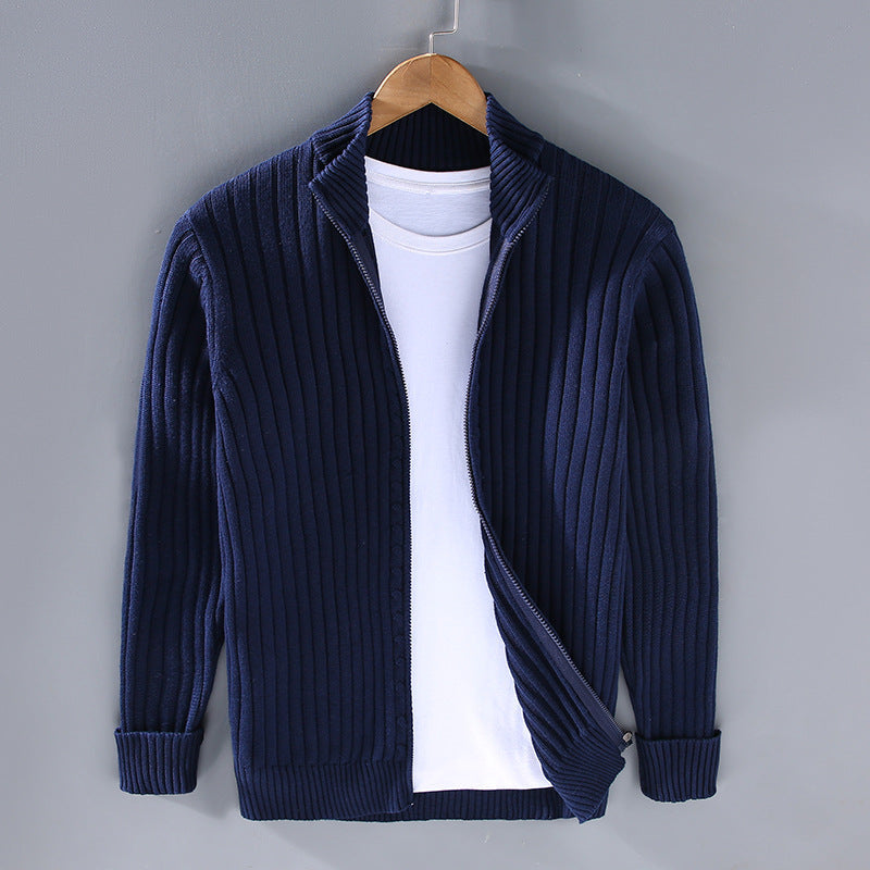 JACOB™ | Maglione raffinato da uomo con cerniera elegante