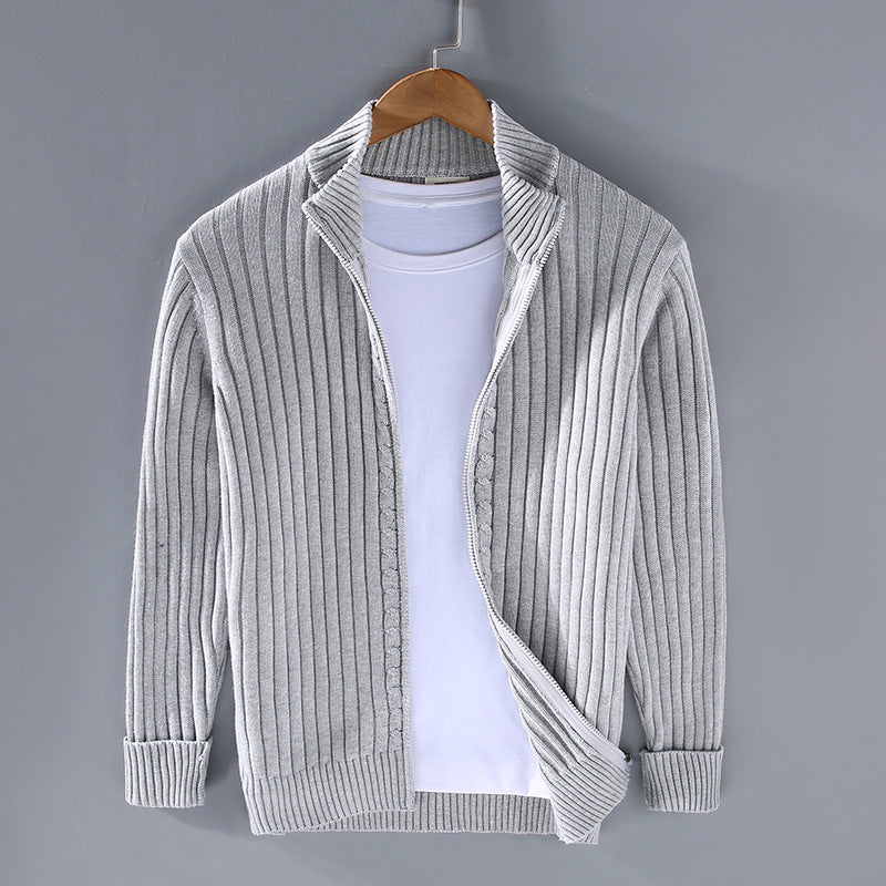 JACOB™ | Maglione raffinato da uomo con cerniera elegante