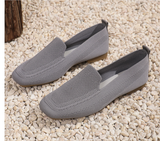 Layra | Gestrickte flache Schuhe