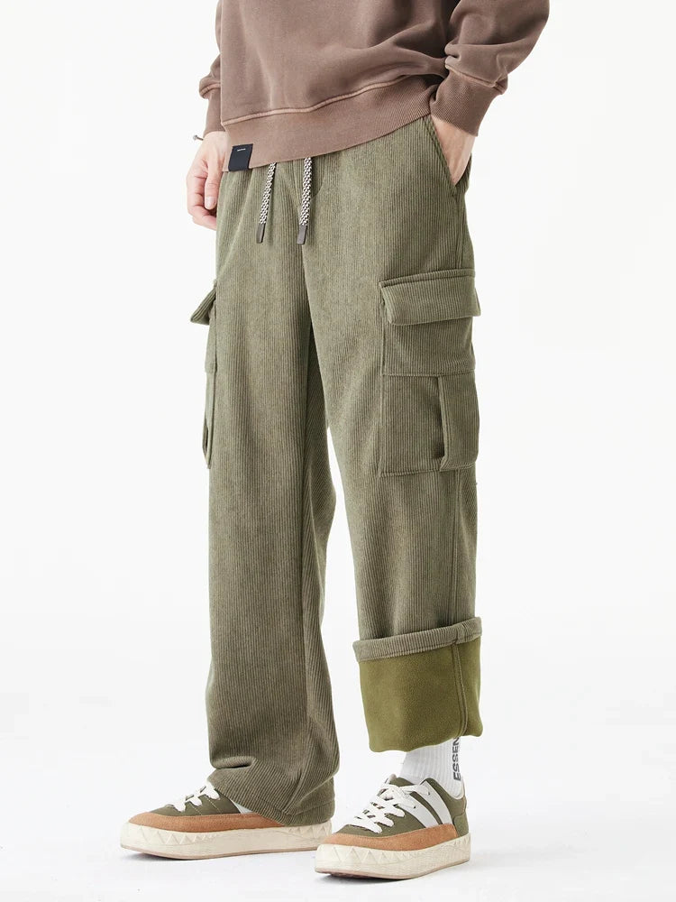 Carlsbad Cordhose mit Fleecefutter