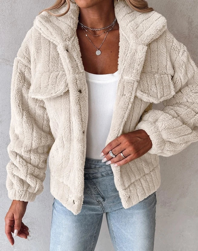 Liv | Fleece Teddy Jacke