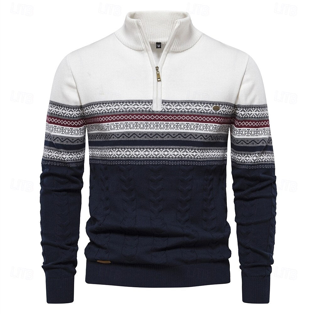 Half Zip Knit Pullover